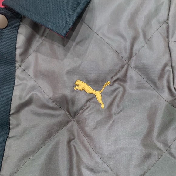 Like New Puma Reversible Button Jacket Men’s Size O Japan Sizing - Picture 10 of 12